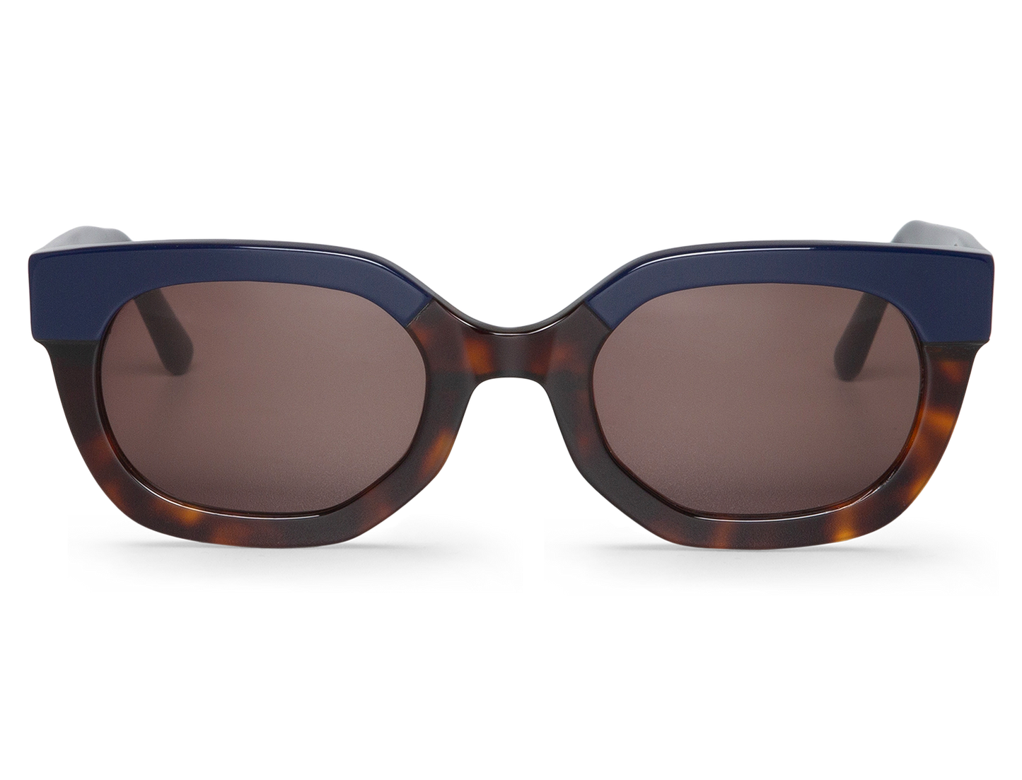 GAFAS DE SOL CAT-EYE CAREY Y AZUL