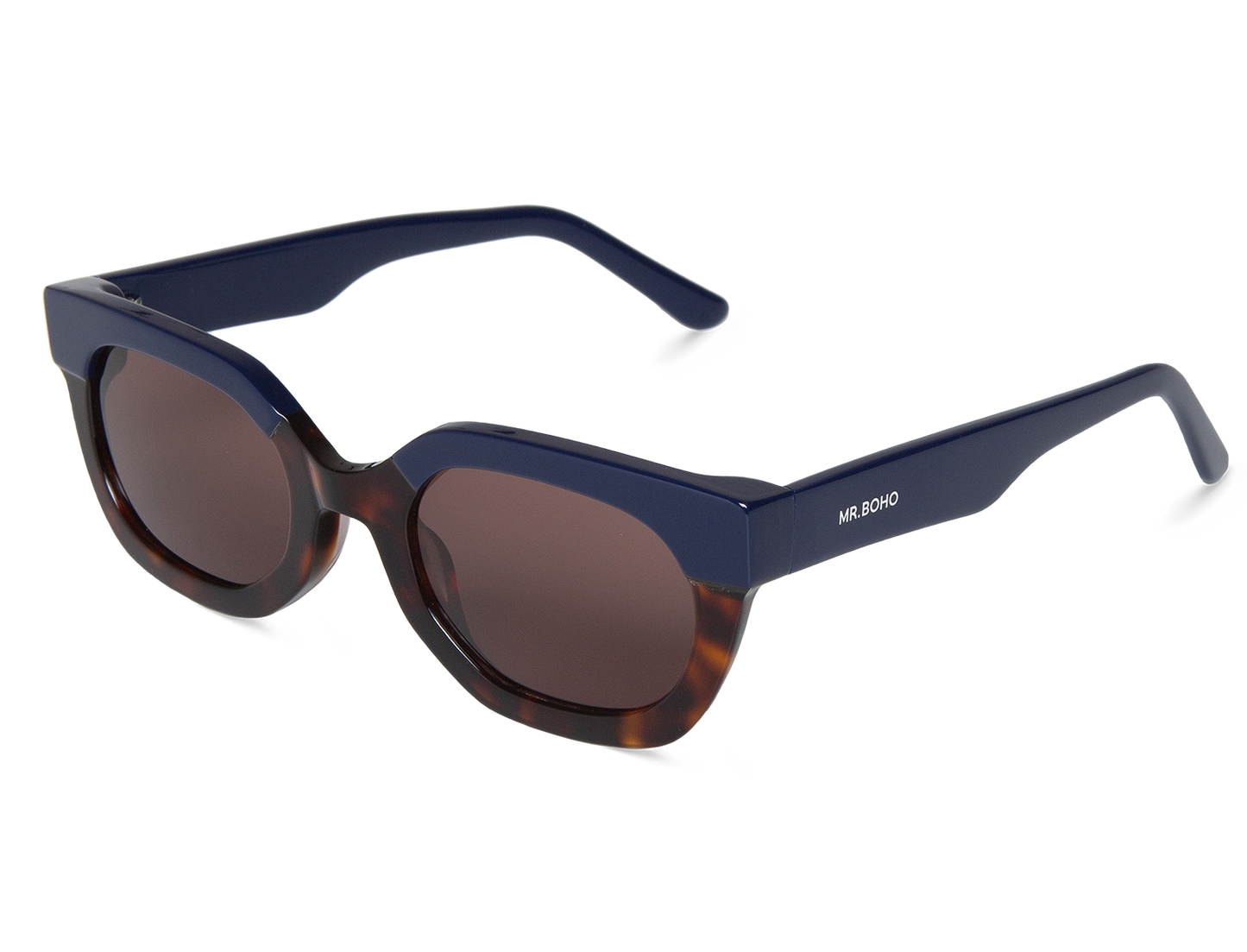 GAFAS DE SOL CAT-EYE CAREY Y AZUL