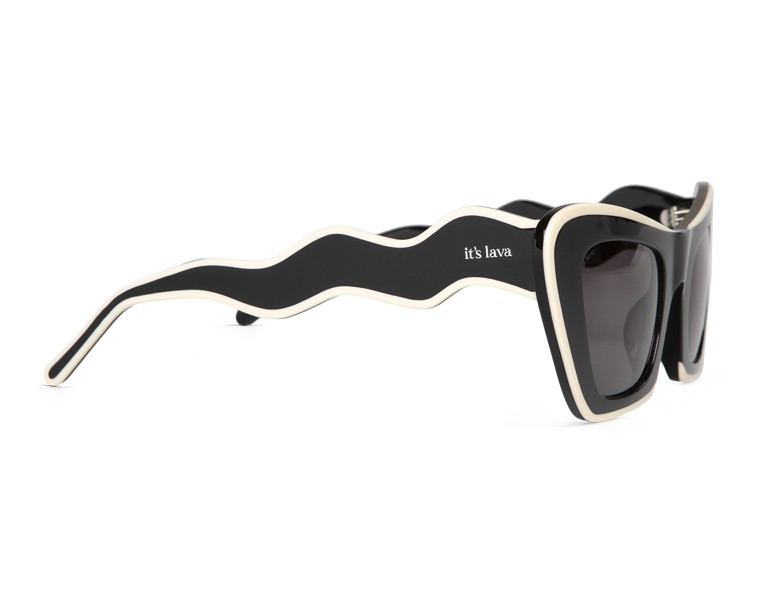 BLACK - LAVA FLOWING FRAMED