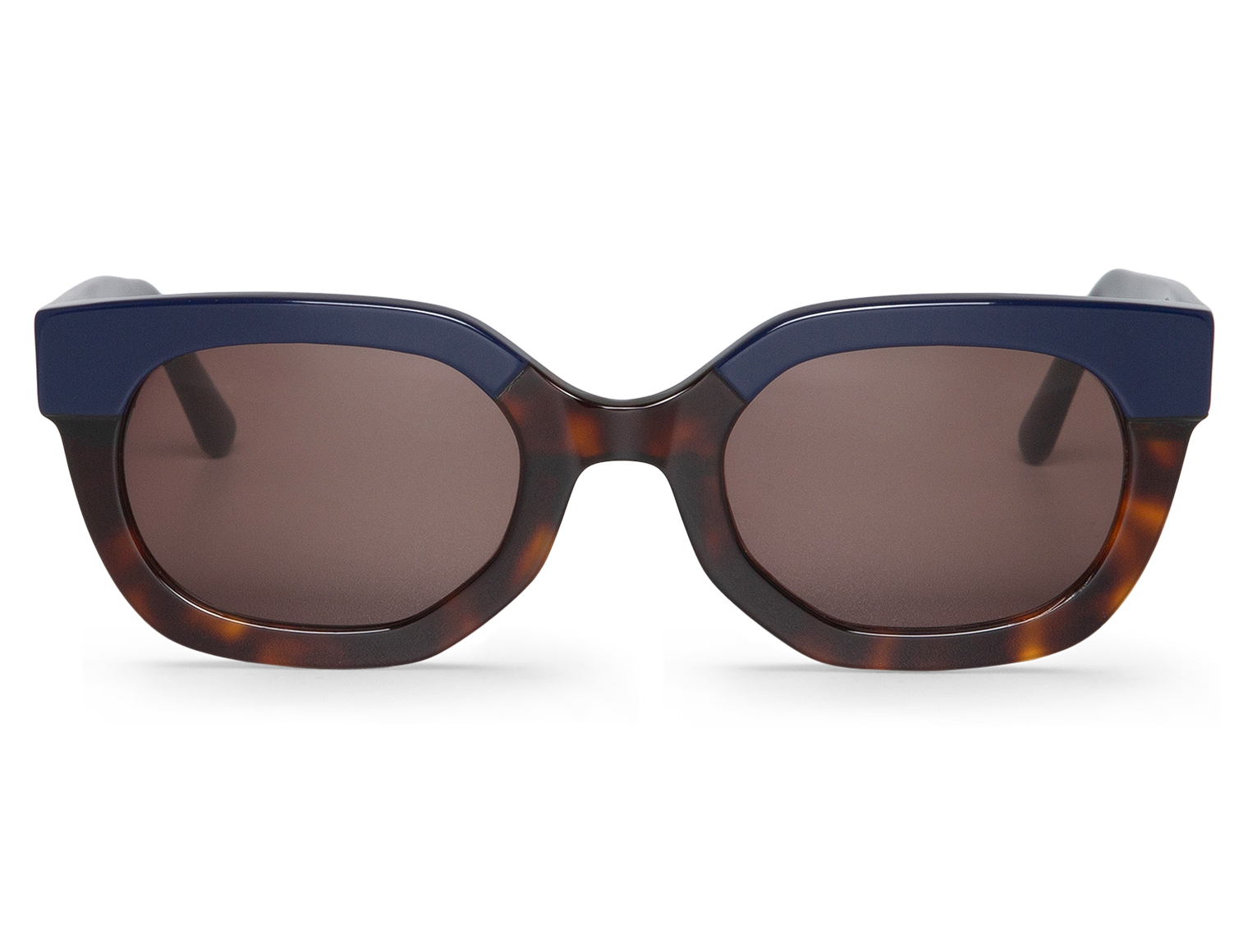 GAFAS DE SOL CAT-EYE CAREY Y AZUL