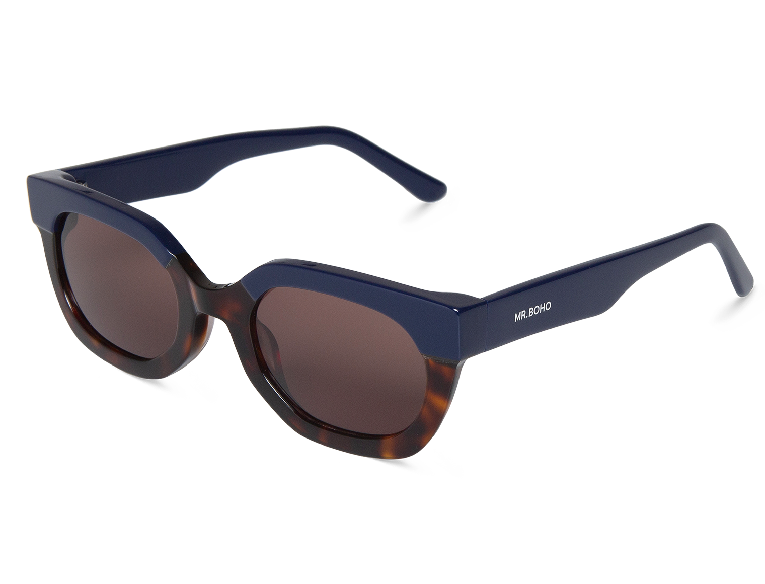 GAFAS DE SOL CAT-EYE CAREY Y AZUL